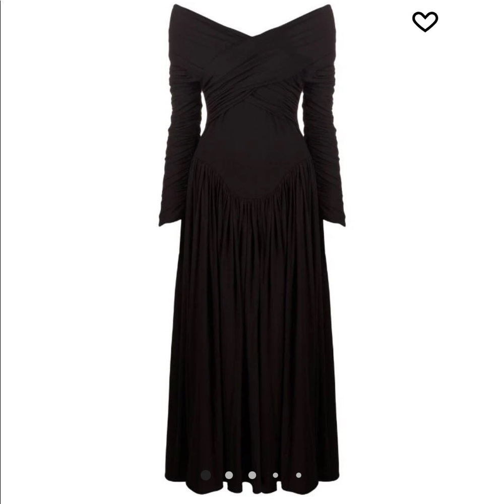 KHAITE Lilibet Gown in Black size S NEW without tags